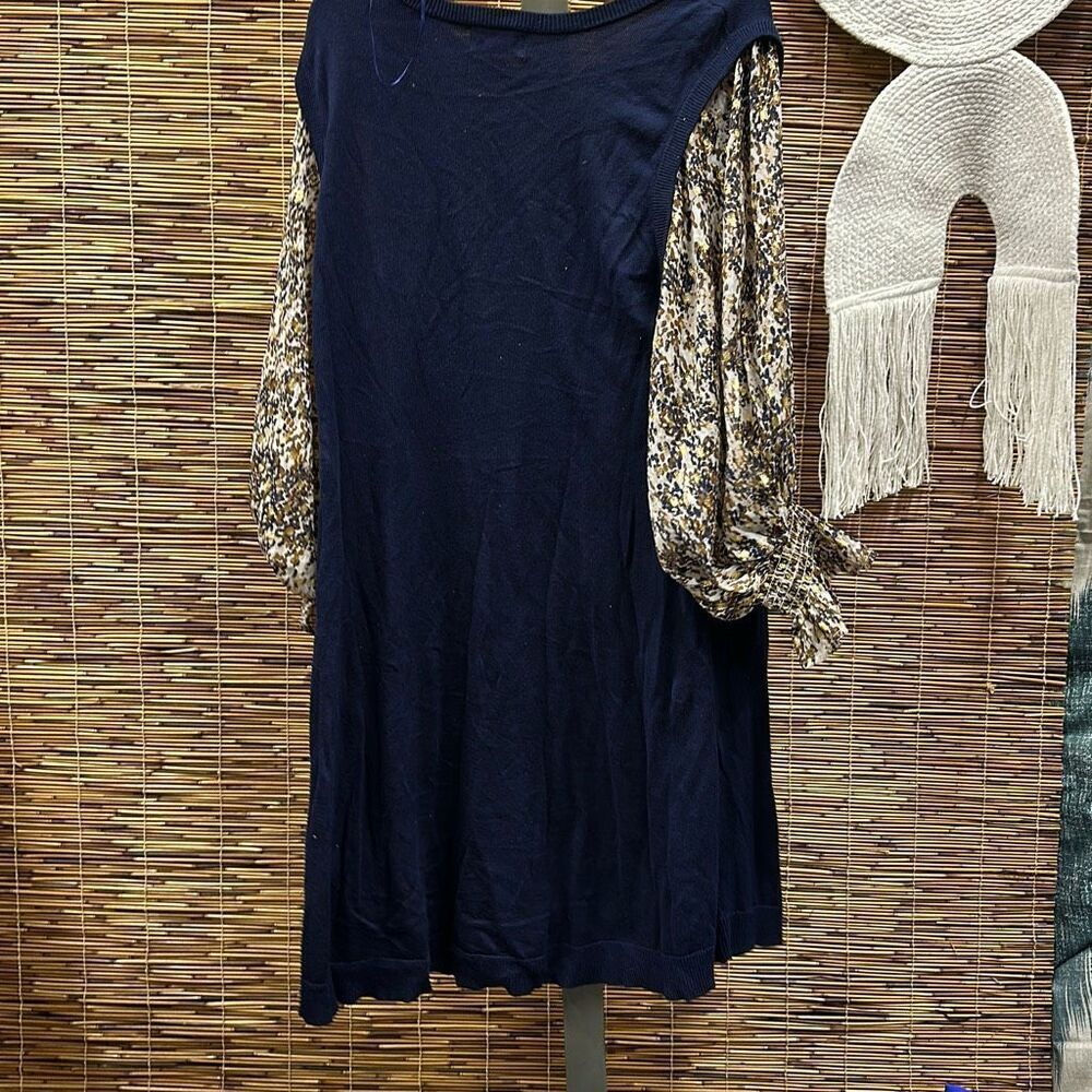 Womens Two-Tone Knee Shift Dress Size XL - Picture 3 of 3